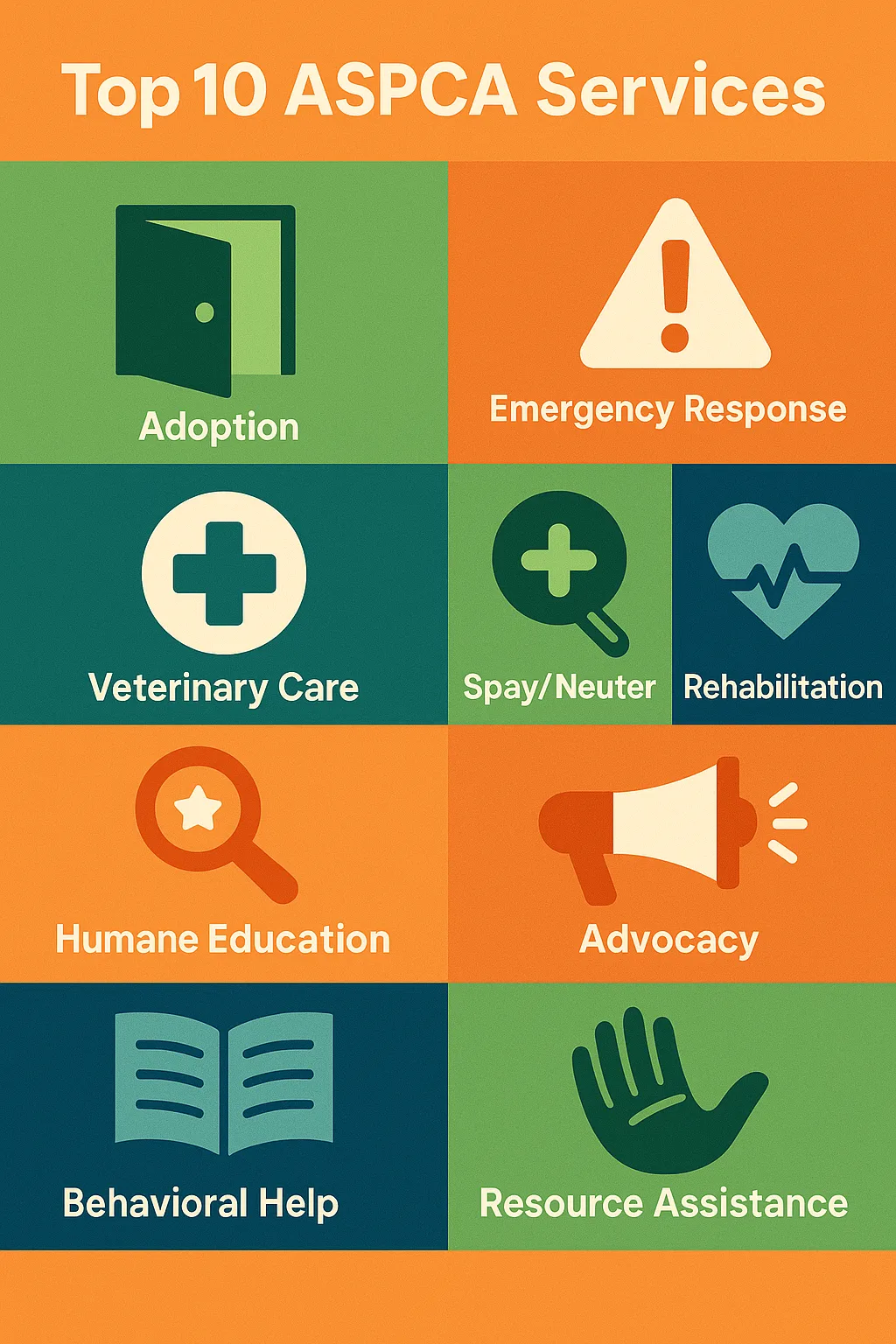 Top 10 ASPCA Services That Save Lives