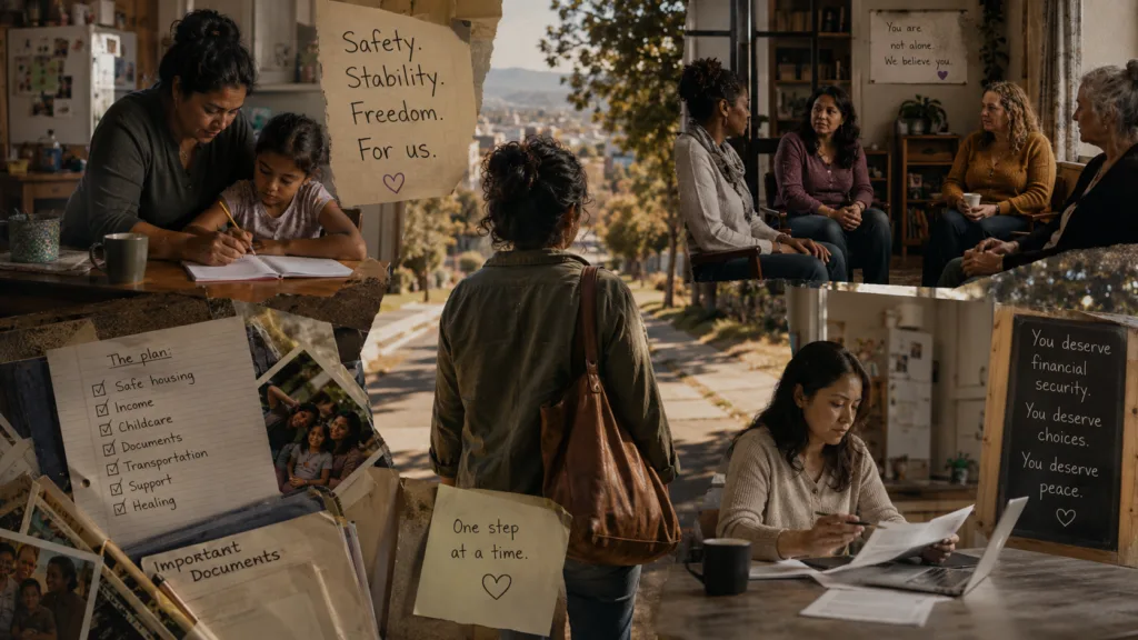 Survivors and family members building financial safety through support, planning, and community.